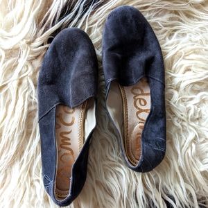 Sam Edelman Everie Suede Black Flats